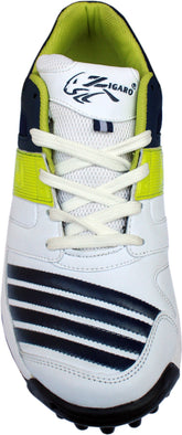Zigaro Cricket Shoes For Men (White)